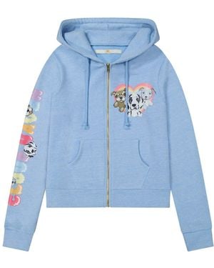 Cloud Haven Big Heart Signature Hoodie - Blue