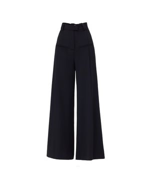 Julia Allert Formal Flared Pants - Blue