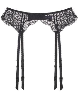Journelle Allegra Suspender Belt Noir - Black