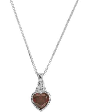 Claire Hill Designs Garnet Heart - Metallic