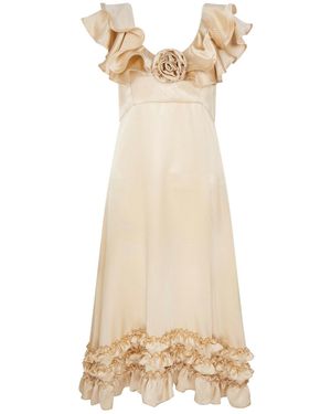 Lisa The Label Peony Dress - Natural