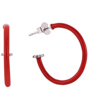Pinnole Earrings - Red