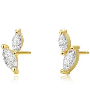 Aaria London Tilcara Studs - Metallic