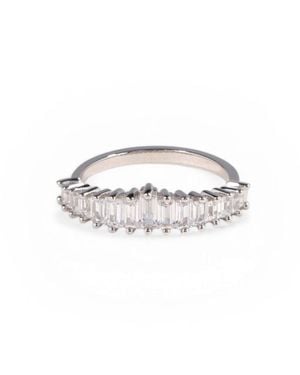Belinda Jewelz Princess Half-Eternity Ring - White