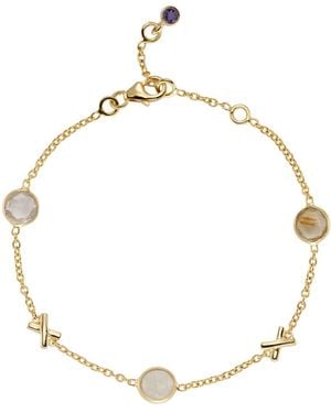 Auree Miramar Good Health Gemstone Bracelet - Metallic