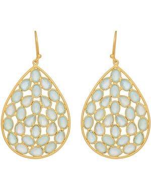 Opium Jewels Monsoon Jali Drops - Metallic