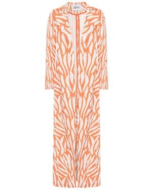 Roqaia Fashion House Tangerine Dream Kaftan - Pink