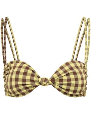 Wild Lovers Cabana Bikini Top - Metallic