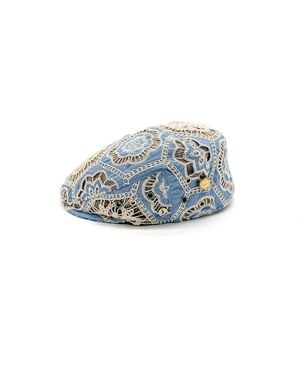 DORIA 1905 Coppola With Embroidery - Blue