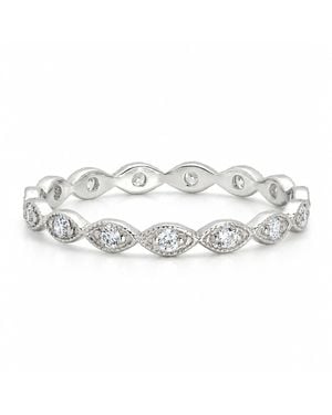 Belinda Jewelz Evil Eye Infinity Band Ring - Metallic