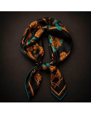 Garyjamesmcqueen The Midas Skull Foulard - Black