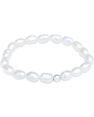 Kiri & Belle Single Bead Pearl Ring - White