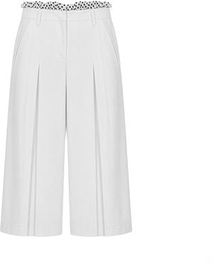 Herfetch Polka Bermuda Shorts - White