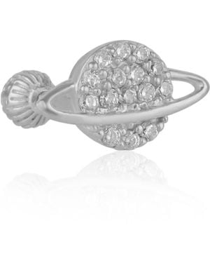 Spero London Jewelled Saturn Piercing - White