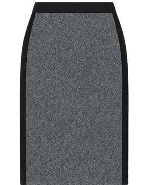 Conquista Pencil Skirt With Side Panels - Gray