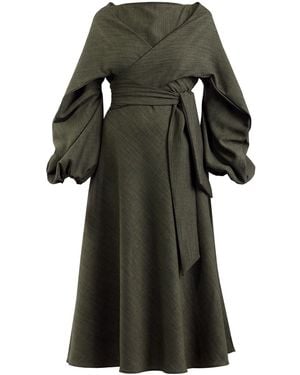 Meem Label Crawford Midi Dress - Green