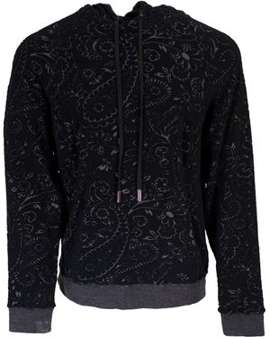 lords of harlech Howard Towel Hoodie - Blue