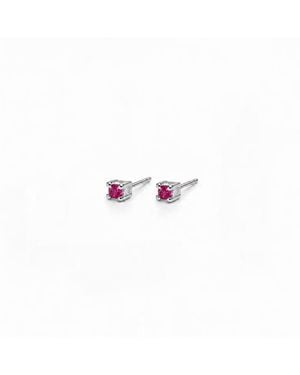 The Jewellery Store London Quartz Tiny Studs - Multicolour