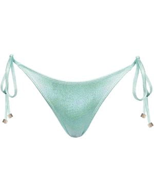Enez Swim Nova Scrunch Bikini Bottoms - Blue