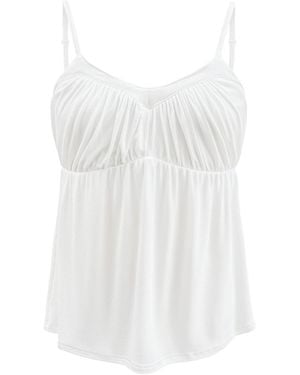JJwinks Baby Doll Bra-Free Top - White