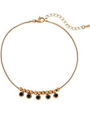 Mickey's Girl Riva Charm Anklet - Metallic