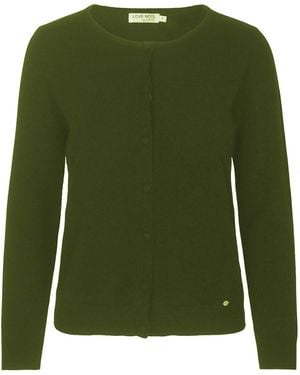 tirillm Emilie Basic Cashmere Cardigan - Green
