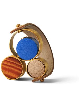 Svetlana Vukov Neutrals&Wood Triple Orbit Bracelet - Blue