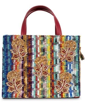 Simitri Mahogany Tote - Red