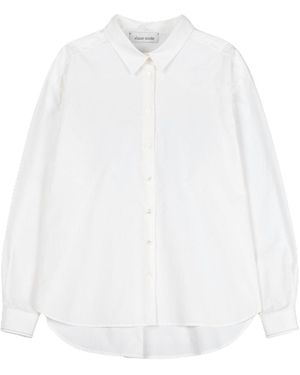 Elune Mode Cotton Shirt _ Off - White