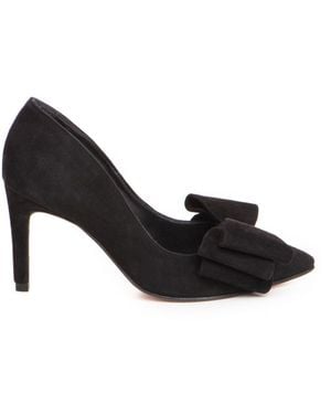 The 5Th Element Suede Bow Pumps - Black