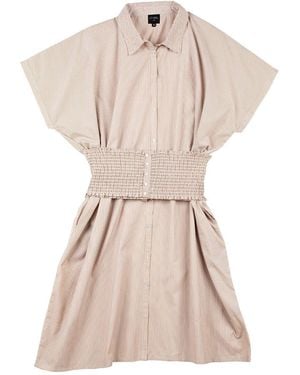Lo Neel Neutrals Glam Nude Dress - Pink