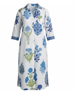 Mary Marshmallow Vacay Dress - Blue