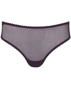 Daily Underwear Brazilian Knickers Plum - Purple