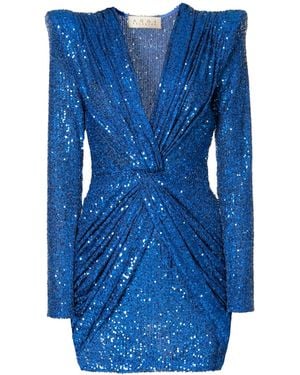 AGGI by HALEWSKI Jennifer Brilliant Dress - Blue