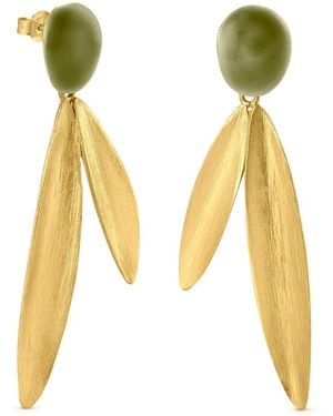 Joidart Golden Earrings Olivia - Yellow