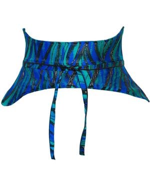 Byvinnik Halo Jacquard Corset Belt - Blue