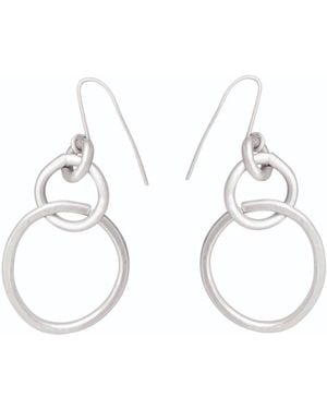 Lily Flo Jewellery 14K Embrace Drop Earrings - Metallic