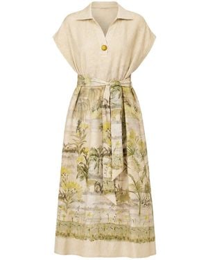 Exquise Neutrals Matilda Midi Dress - Natural