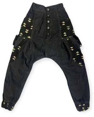 Zasta Studio Denim Wearable Article Harem Pant D - Black