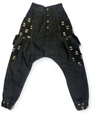 Zasta Studio Denim Wearable Article Harem Pant D - Black