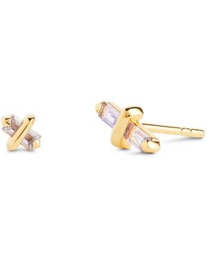 Kasun Candy Kiss Earrings - Metallic