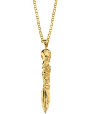 ASSUWA Kalamos Plated Sterling Pendant Necklace - Metallic
