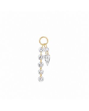 Ltm & Co.™ Asymmetric Floating Kite & Round Diamond Charm - Metallic