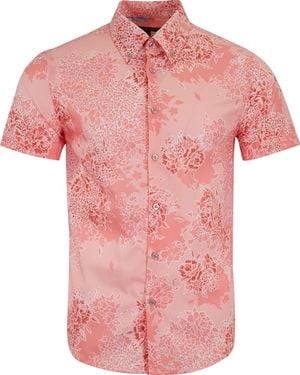 lords of harlech Tim Bouquet Island Shirt - Pink