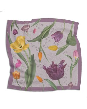 Silk&Soul Tulip Scarf - Purple
