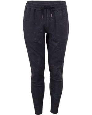 lords of harlech Jay Montgat Paisley Jogger Pant - Blue