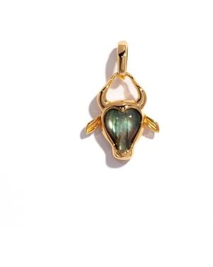 MARIE JUNE Jewelry Golden Bull Pendant - Metallic