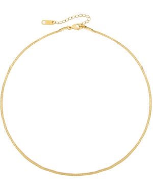 Arctic Fox & Co. The Box Chain Necklace - Metallic
