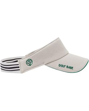 Victoria Paulsen Neutrals Golf Babe Visor- Off - White