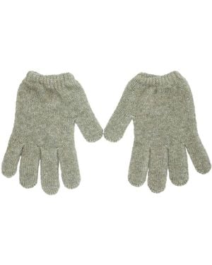 Maison Bogomil Short Knit Gloves - Green